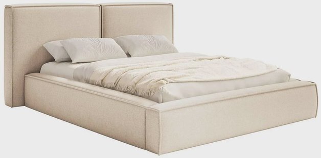 Bedframe Willa chenille 160 x 200 cm met opbergruimte | NADUVI Collection