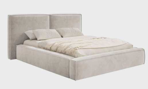 Bedframe Willa velvet 200 x 200 cm met opbergruimte | NADUVI Collection