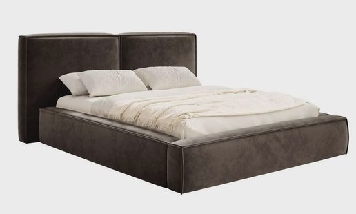 Bedframe Willa velvet 200 x 200 cm met opbergruimte | NADUVI Collection