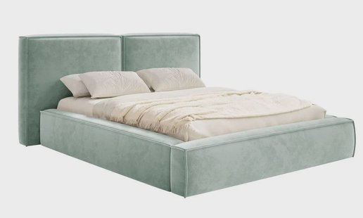 Bedframe Willa velvet 200 x 200 cm met opbergruimte | NADUVI Collection