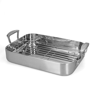 Skottsberg - Stainless Steel Braadslede 35 x 25 cm