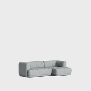 HAY Quilton combinatie 19 modulaire bank divan rechts Stof Remix 123 grijs