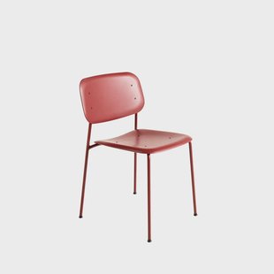 HAY Soft Edge 45 stoel Fall red – fall red stalen onderstel