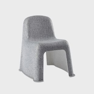 HAY Nobody stoel Light grey – binnenkant offwhite