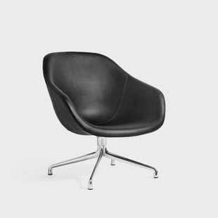 HAY About a Lounge 81 fauteuil Sierra SI1001 black – aluminium
