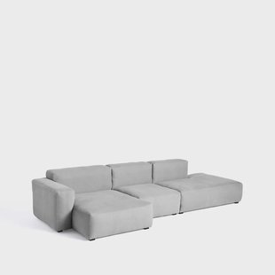 HAY Mags Soft Low modulaire bank Stof Linara 443 tweed – links