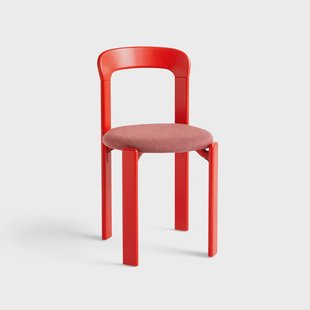 HAY Rey gestoffeerde stoel Steelcut Trio 636 scarlet red