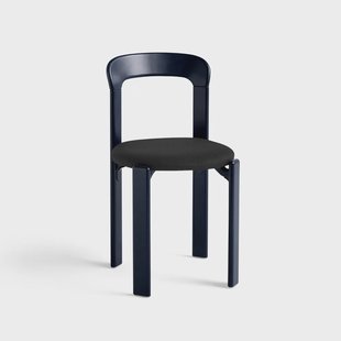 HAY Rey gestoffeerde stoel Steelcut Trio 190 deep blue