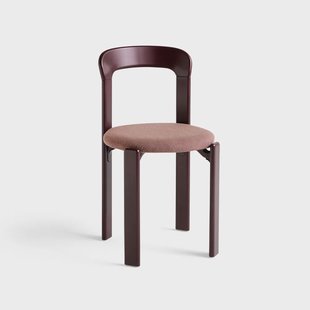 HAY Rey gestoffeerde stoel Steelcut Trio 416 grape red