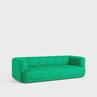 HAY Quilton 3-zits bank Stof Vidar 932 groen