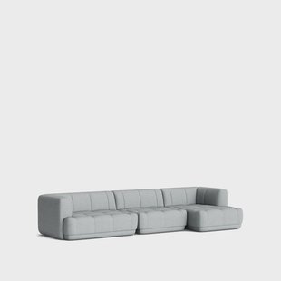 HAY Quilton combinatie 17 modulaire bank Stof Remix 123 grijs – rechts