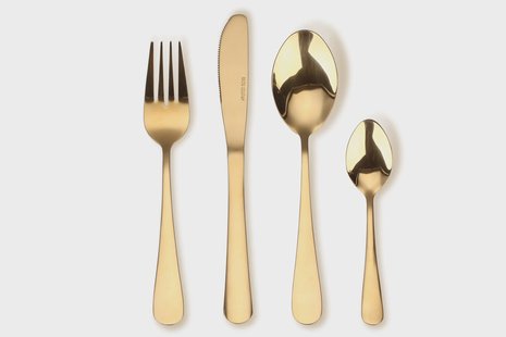 Aida Atelier bestekset 16-delig – goud