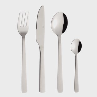 Aida Raw bestekset 48-delig geschenkdoos Glanzend staal
