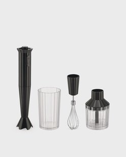 Alessi Plissé staafmixerset Zwart