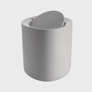 Alessi Birillo prullenbak 21x18,5 cm Wit
