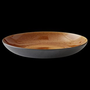 Bitz Bitz schaal Ø40 cm Zwart-amber
