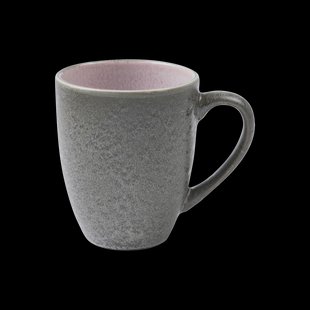 Bitz Mok 30 cl steengoed Grijs-roze