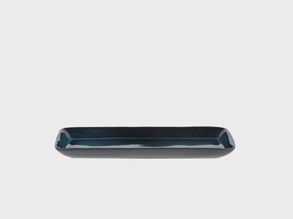 Bitz Bitz serveerschaal 38x14 cm Donkerblauw