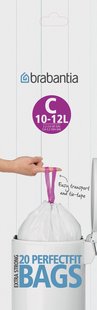 Brabantia Afvalzakken C, 10-12 liter 20 zakken/rol 10-12 l