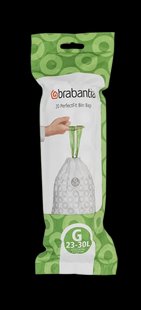 Brabantia Afvalzakken G “Tear Off” display 23-30 liter emmers 23-30 l