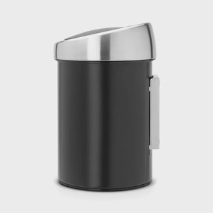 Brabantia Touch Bin (voor wand) kunststof binnenemmer 3 L Zwart