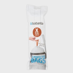 Brabantia PerfectFit afvalzak X (20 zakken per rol) 12 l