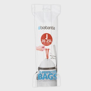Brabantia PerfectFit afvalzak J (20 zakken per rol) 20-25 l