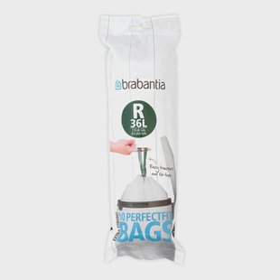 Brabantia PerfectFit afvalzak R (10 zakken per rol) 36 l