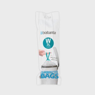 Brabantia PerfectFit afvalzak W (20 zakken per rol) 5 l