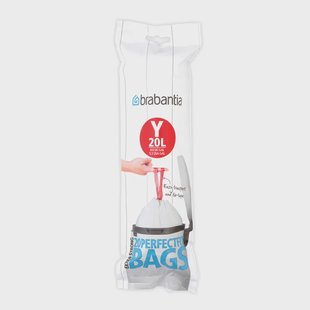 Brabantia PerfectFit afvalzak Y (20 zakken per rol) 20 l