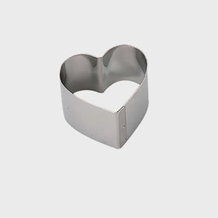 De Buyer Bakvorm hart Ø14 cm Roestvrij staal