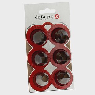 De Buyer Geometric spuitmondset 6-pack