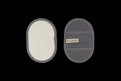 Le Creuset Le Creuset pannenlappen 2-pack 18x12 cm Grijs