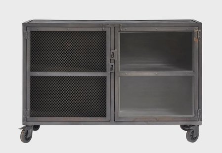 MUUBS Barkast 21 120x80x45 cm Bronx-zwart