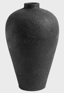 MUUBS Luna bloempot 60x35 cm Zwart-terracotta