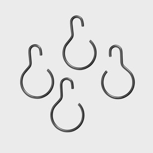 MUUBS Copenhagen S haken 4-pack Grijs