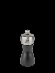 Peugeot Fidji zoutmolen 12 cm Hout-staal mat zwart