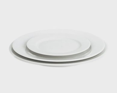 Pillivuyt Cecil plat bord wit Ø16 cm