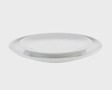 Pillivuyt Cecil plat bord wit Ø28 cm