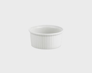 Pillivuyt Ramekin laag nr. 2 Serie Originale 10 cl Wit