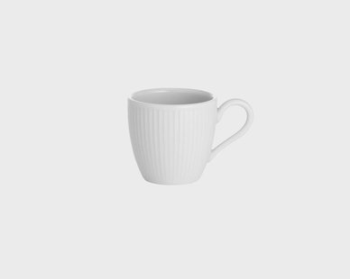 Pillivuyt Pillivuyt Plissé espressokop 9 cl Wit