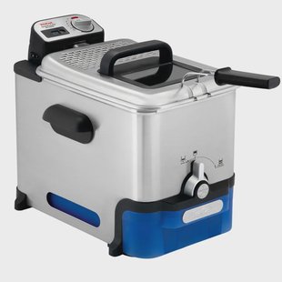 Tefal Oleoclean friteuse digitale timer Silver-blauw