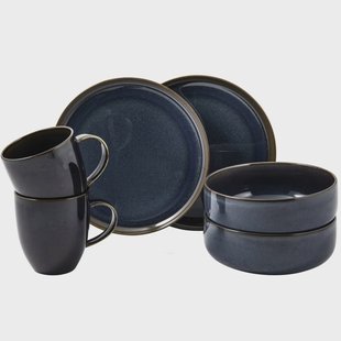 Villeroy & Boch Crafted Denim ontbijtset 6-delig Blue