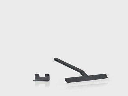 Zone Denmark Rim raamwisser met houder 22 cm Zwart