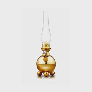 Karlskrona Lampfabrik Dragsö olielamp 38 cm Messing