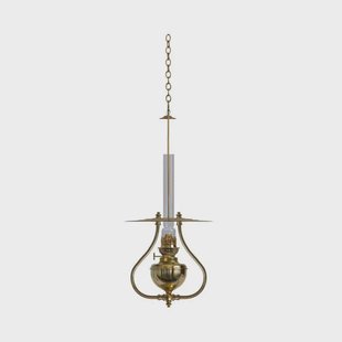 Karlskrona Lampfabrik Ronneby plafondlamp 58 cm Messing