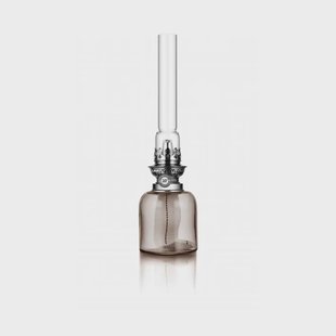 Karlskrona Lampfabrik Skeppsholmen olielantaarn 35 cm Smoke