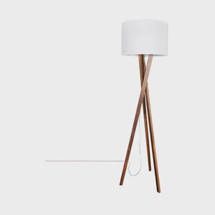 By Rydéns Vega vloerlamp 160 cm Walnotenhout