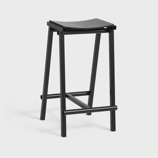 HAY Taburete 8 low barkruk 65 cm Zwart