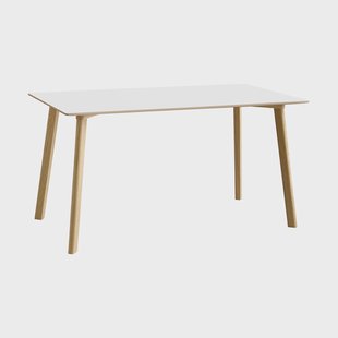 HAY CPH210 Deux 2.0 tafel 75x140 cm Pearl white-gelakt eiken